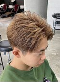 熊本メンズカラー ハイトーンカラー ミルクティー MEN'S HAIR