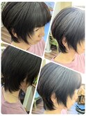 夏クール☆短めハイウルフショート