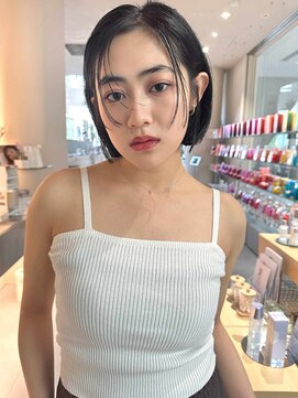 ミンクス 銀座店(MINX) 【MINX】くびれヘア＋くすみベージュハイライトカラー_銀座