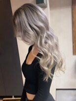 サニー 渋谷(SUNNY) バレイヤージュ、ハイライト、レイヤーロング、グレーベージュ