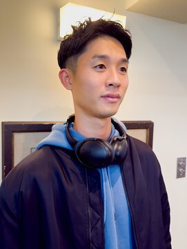 ベンジー オウン 代々木上原店(benji own) アップバング メンズパーマ 代々木上原