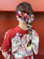 バサラ 横浜駅前店(VASARA)&nbsp;横浜/振袖ヘア/編み下ろし/アレンジスタイル