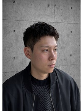 サンキスビューティースタジオ 千葉中央(Sunkissed beauty studio) MEN’S/リバースセンターパート/ニュアンスパーマ/千葉