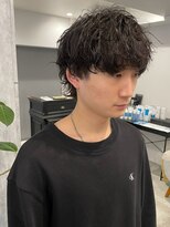 キャパ セントラル 天神 大名店(CAPA central) シャドウパーマ ツーブロック マッシュ メンズパーマ