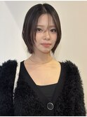 韓国レイヤーボブ