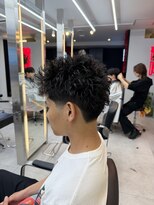 ブリーチ 静岡店(BLEACHi)&nbsp;テーパーフェード×スパイキーショートパーマ