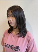 ミディアムの全体ザグザグレイヤー