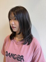 ソエラ(Soera)&nbsp;ミディアムの全体ザグザグレイヤー