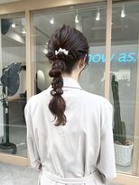 アト(Ato.) 編みおろし上品お呼ばれヘア◎