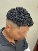 濡れパン(アイロンパーマ)