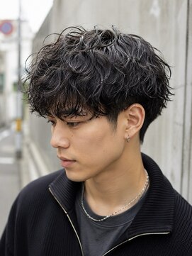 テーラヘアー 我孫子店(TELA HAIR) 《無造作質感》スパイラルパーマ×マッシュ