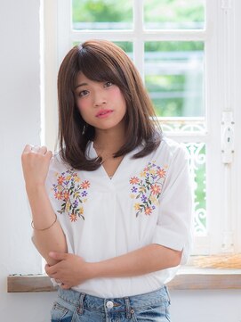 オーブ ヘアー アクネ 長岡京店(AUBE HAIR acne) 内巻き小顔ストレート♪