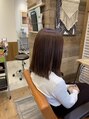 アグ ヘアー オアシス あやめ池南店(Agu hair oasis) 縮毛矯正のミディアムスタイル