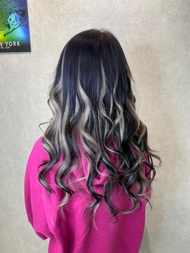 レヴェリー(REVERIE) #プルエクステ#グラデーション#グレージュ#暗めカラー