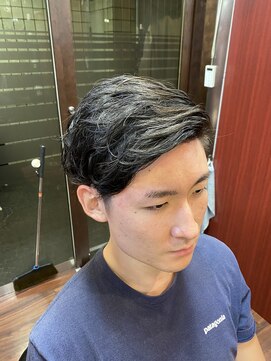 ヒロギンザ 新橋日比谷口店(HIRO GINZA) フェード風パーマスタイル　新橋/日比谷/理容室