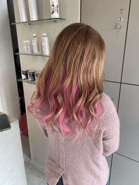 エイト 沖縄豊崎店(EIGHT toyosaki) 【EIGHT 豊崎】お客様スタイル　インナーピンク