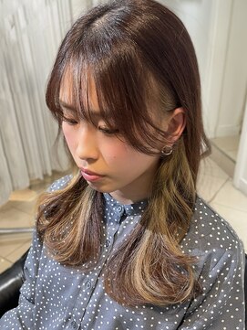 ラブクロムトーキョー オモテサンドウ(LOVECHROME OMOTESANDO) ショコラベージュインナーカラー