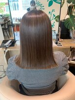 サラ ビューティー サイト 古賀店(SARA Beauty Sight) 髪質改善ストレート/ぱつっとミディアム