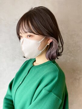 アルバム 池袋(ALBUM) イヤリングカラー_セクションカラーペールベージュ_ba385382