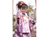 要ＴＥＬ【七五三女の子】3歳被布着付け＋ヘア