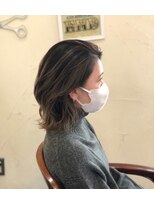 イーゼル ヘアー デザイン 伊賀店(EASEL HAIR DESIGN) ミディアムバレイヤージュ