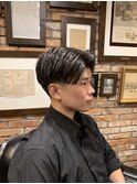 アップバングヘア