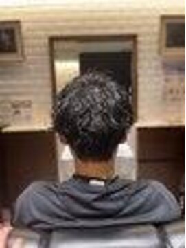 エヌドットバーバー ギンザ(N.BARBER GINZA) 緩めスパイラル/短髪パーマ/マッシュヘアー【銀座】