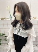 《花屋併設》大人ガーリー［酸性ストレート/ヘアセット］