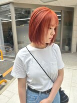 ティント 梅田(Tint)&nbsp;【KENT】オレンジベージュボブ《大阪梅田駅》