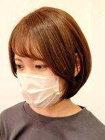 ユウヘアー 三軒茶屋店(U Hair)&nbsp;【U Hair】ショコラブラウンカラー×丸みボブ