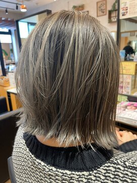 フレンズ 山鼻店(friend's) 髪質改善ハイライトカラーブリーチトリートメントバレイヤージュ