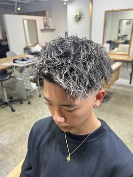 エルオム(EL.HOMME) 【TAKASHI】ツイストホワイトメッシュ