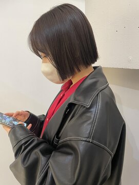 ネオリーブアイム 横浜西口店(Neolive aim) 切りっぱなしボブ　【横浜】