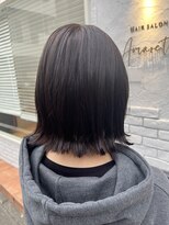 アマレット(Amaretto) 【アッシュグレー×ミニボブ】