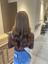 ヘアースタジオ エフ(Hair studio f) ミルクティーベージュ/ダブルカラー