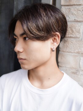 メロン 恵比寿(MERON) 【奥村】センターパート×ハイライト［恵比寿/センターパート］