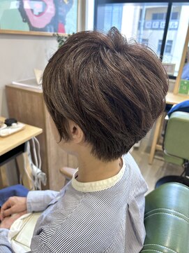 ヘアサロン ナノ(hair salon nano) くせ毛を生かしたくびれ大人ショート