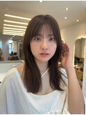 髪質改善*オリーブカラーストレート*美髪【Zina高田馬場】