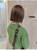 【切りっぱなしボブ×ミルクティーデザイン】ふじゆー