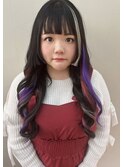 シール&編み込みの長さ出しエクステ
