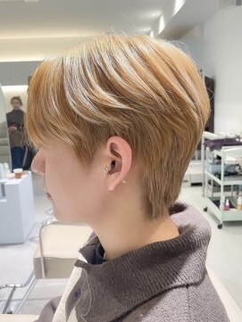 ノラ ウメダ(NORA UMEDA) ベージュ×シースルーマッシュ