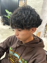 メンズ リコ(MEN'S RICO)&nbsp;波巻きスパイラルツイスパメンズマッシュ刈り上げ【大和】