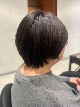 シャトン(chaton) シンプルショート/簡単スタイリング/暗髪