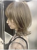 横顔も可愛いボブウルフ　ウルフカット