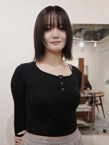 ヨー(Yoh-)&nbsp;【レイヤーボブ/中里千尋】外ハネボブ/レイヤー/ウルフ/韓国