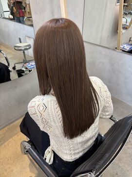 アマーク(a mark) 【小川　結女花】ラベンダーベージュ（ケアブリーチ♪）