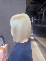 ペレ 栄店(PELE) ホワイトグレージュ/デジタルパーマ/チェリーブラウン/栄