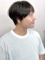 ラウンジ モリオ イケブクロ(Lounge MORIO Ikebukuro)&nbsp;池袋マッシュショートラウンドバング大人ショート丸みショート