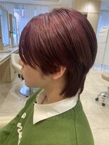 アッシュ 仙川店(Ash)&nbsp;ピンクパープルカラーデザインカラーブリーチありダブルカラー