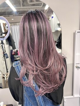 エゴ 池袋(EGO) 海外レイヤーピンクバレイヤージュ